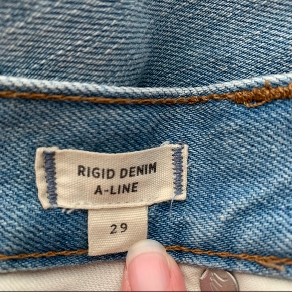 MADEWELL A-LINE DENIM SKIRT - Picture 4 of 10